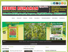Tablet Screenshot of kebunrumahan.com